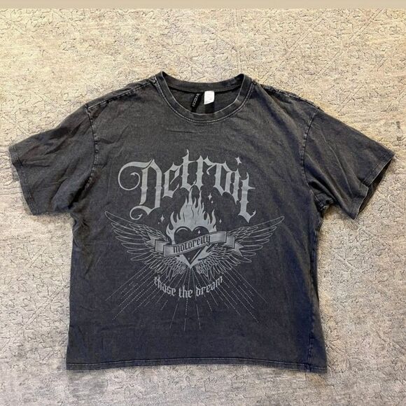 4 pcs Clothing Bundle Women Size Large Free People Graphic Tee Flowy Pants H&M - Picture 2 of 8